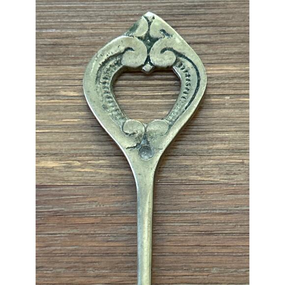 Victorian Antique Brass Candle Snuffer - Picture 5 of 5